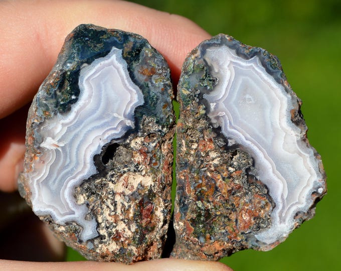 Nodule sawn Agate Picacho 100 grams - Estacion Ojo Laguna, Ahumada Municipality, Chihuahua, Mexico