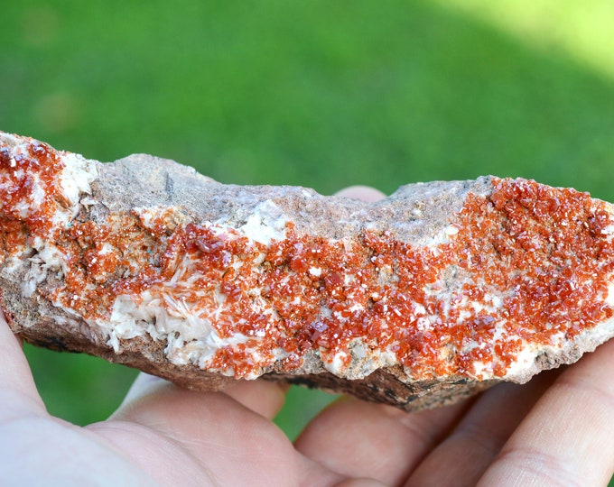 Vanadinite 426 grams - Mibladen, Aït Oufella Caïdat, Midelt Circle, Midelt Province, Drâa-Tafilalet Region, Morocco
