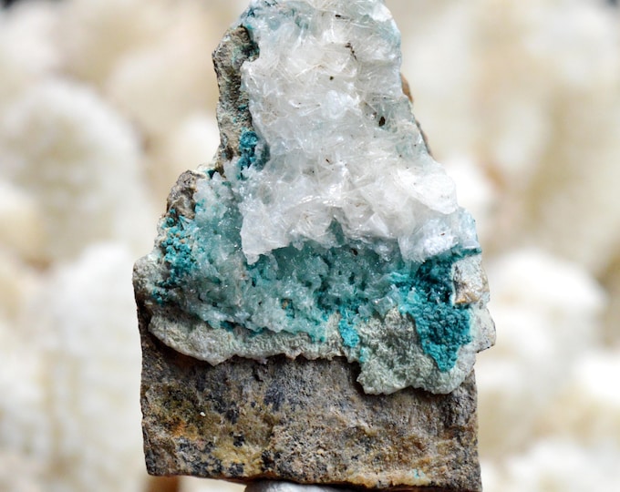 Calcite & malachite 64 grams - Mashamba West Mine, Sicomines copper-cobalt project, Mutshatsha, Lualaba, DR Congo