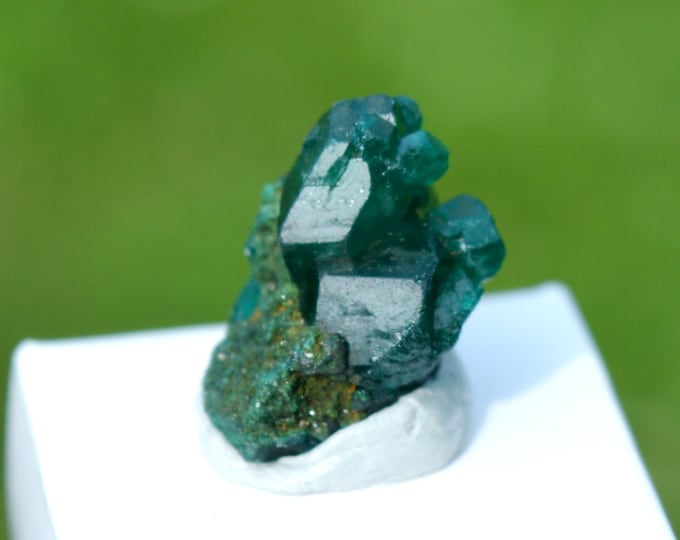 Dioptase 3.2 grams - Tantara Mine, Shinkolobwe, Kambove Territory, Haut-Katanga, DR Congo