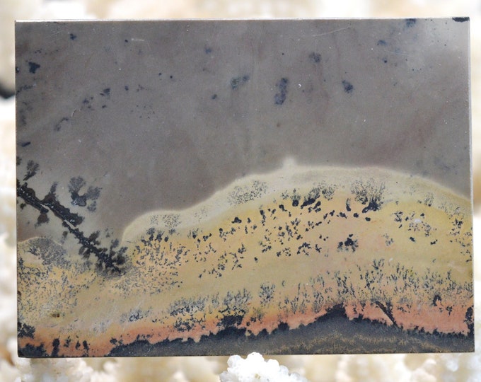 Polished Slice - Landscape Stone 78 mm - Guilin, Guangxi, China