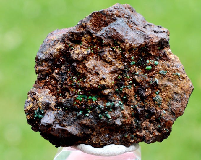 Adamite & Jarosite 116 grams - Kamariza mines, Agios Konstantinos, Lavrion Mining District, Lavreotiki, East Attica, Attica, Greece