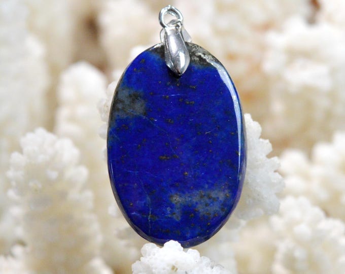 30-carat Lapis Lazuli - natural stone cabochon pendant - Afghanistan /FY93
