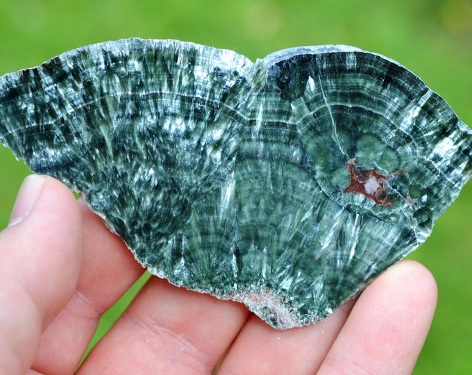 Seraphinite 50 grams - Korshunovskoye iron deposit, Zheleznogorsk, Irkutsk Oblast, Russia