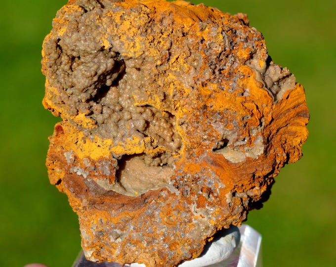 Smithsonite & Limonite 175 grams - Les Vieux Travaux mine, Les Malines District, Montdardier, Le Vigan, Gard, Occitanie, France