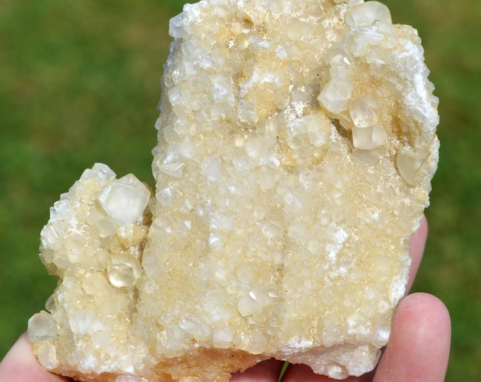 Calcite 400 grams - Gralex Quarry, Pont à Nôle, Mont-sur-Marchienne, Charleroi, Hainaut, Wallonia, Belgium