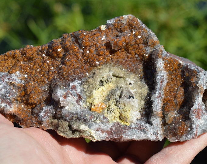 Quartz & Wulfenite - 786 grams - Mfouati Mine, Mfouati, Mfouati District, Bouenza Department, Republic of the Congo