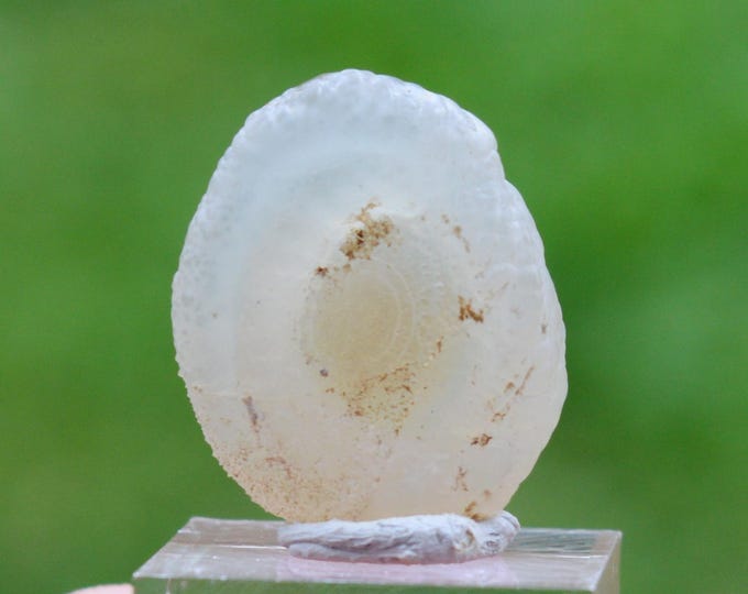 Guttular Chalcedony 3.7 grams - Aulon, Saint-Gaudens, Haute-Garonne, Occitanie, France