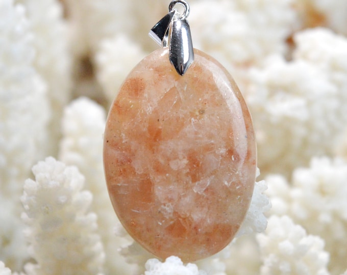 Pierre de soleil 46 carats - pendentif cabochon pierre naturelle - Inde / FN78