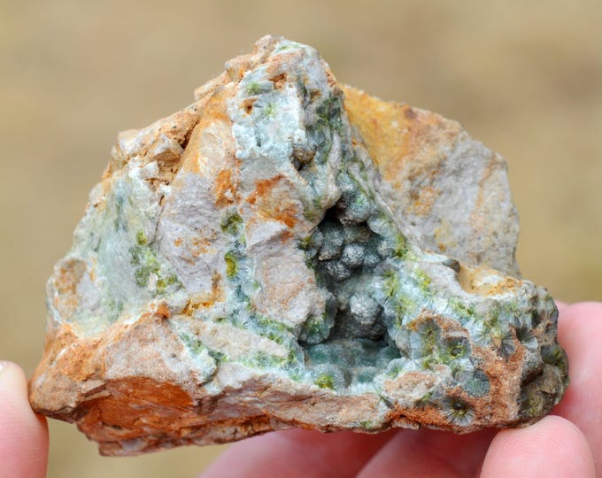 Wavellite 131 gram - Mauldin Mountain Quarries, Mauldin Mountain, Montgomery County, Arkansas, USA
