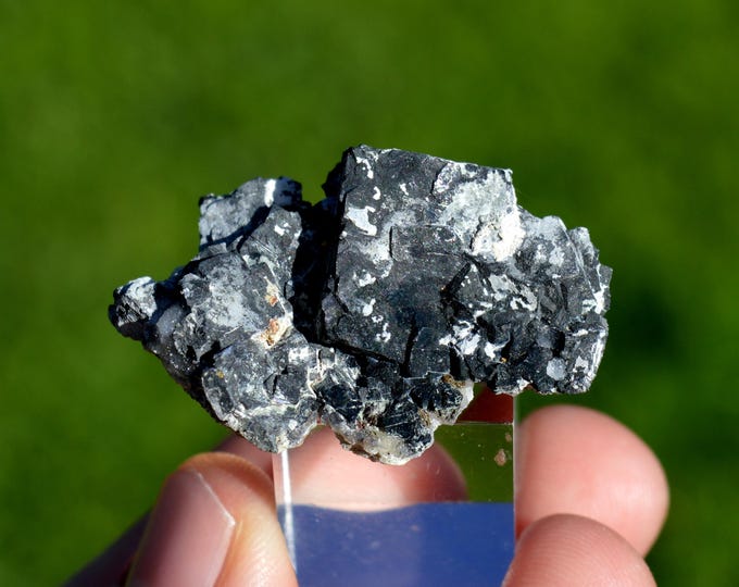 Galena 25 grams - Le Buisson Mine, Montmirat, Saint-Étienne-du-Valdonnez, Mende, Lozère, Occitanie, France