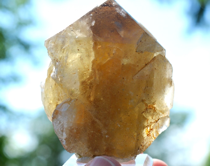 Baryte 386 grams - Puy de Chateix, Royat, Clermont-Ferrand, Puy-de-Dôme, Auvergne-Rhône-Alpes, France