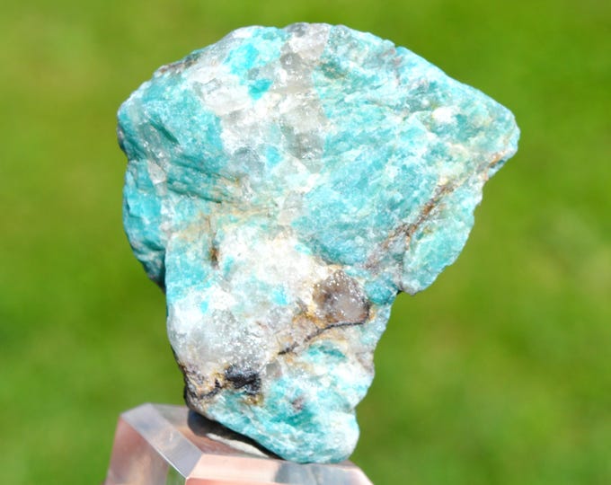 Microcline var. Amazonite & Quartz 95 grams - Fasimena Pegmatite, Fasimena, Ambositra II, Ambositra District, Amoron'i Mania, Madagascar