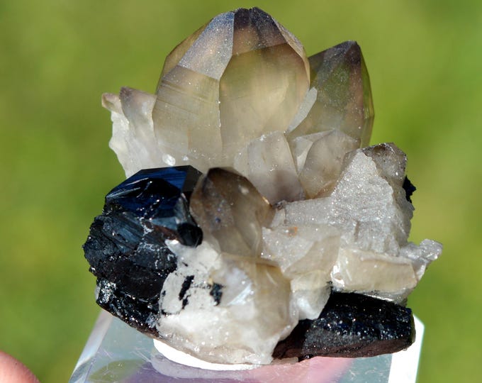 Schorl Tourmaline & Smoky Quartz 46 grams - Erongo Mountains, Karibib, Erongo Region, Namibia
