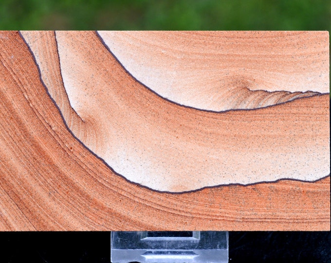 Slice - Stoneware / Sandstone 169 grams - Kanab, Utah, USA - Natural landscape painting interior decoration