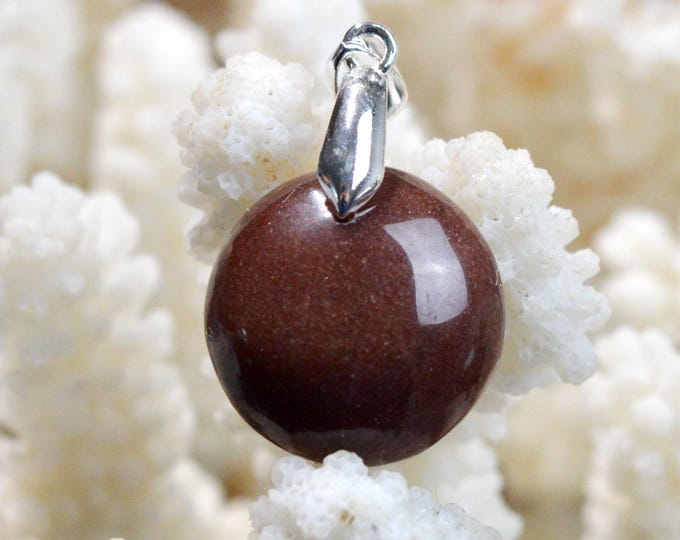 23 Carat Red Jasper - Natural Gemstone Cabochon Pendant - USA / FP6