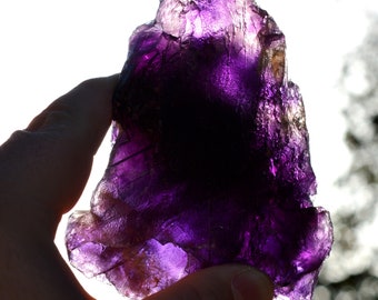 Fluorite 492 grams - Seilles, Andenne, Namur, Wallonia, Belgium