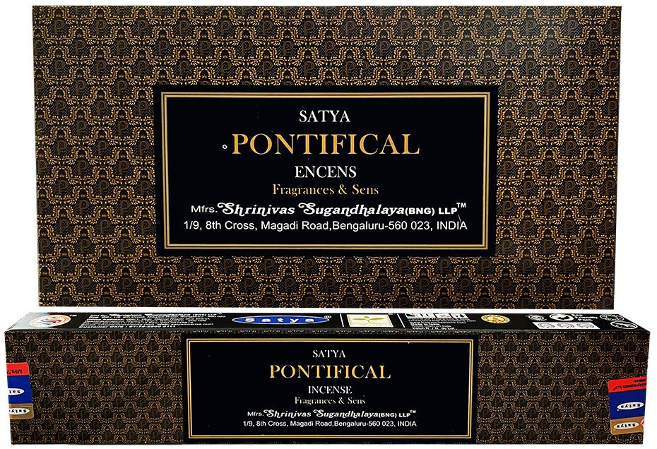 Encens - Satya Parfum Fragrances & Sens Pontifical Une Boîte