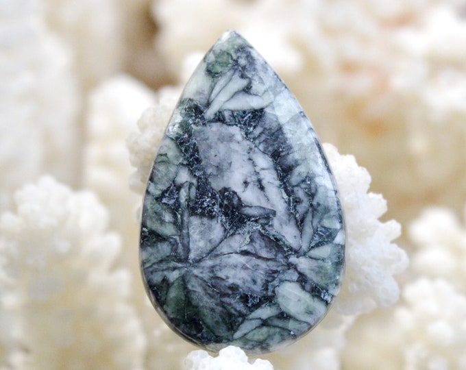 Pinolite 27 carats - natural stone cabochon pendant - Austria / EE33
