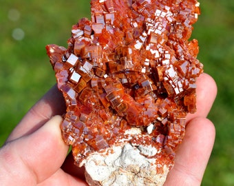 Vanadinite 280 grams - Mibladen, Aït Oufella Caïdat, Midelt Circle, Midelt Province, Drâa-Tafilalet Region, Morocco