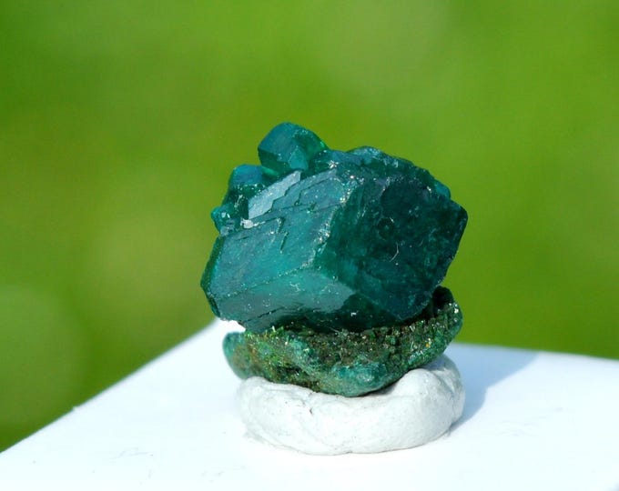Dioptase 1.2 grams - Tantara Mine, Shinkolobwe, Kambove Territory, Haut-Katanga, DR Congo