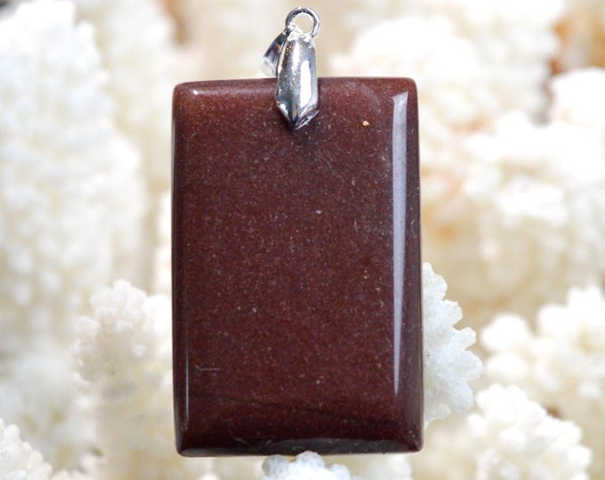 75 Carat Red Jasper - Natural Gemstone Cabochon Pendant - USA / FP2