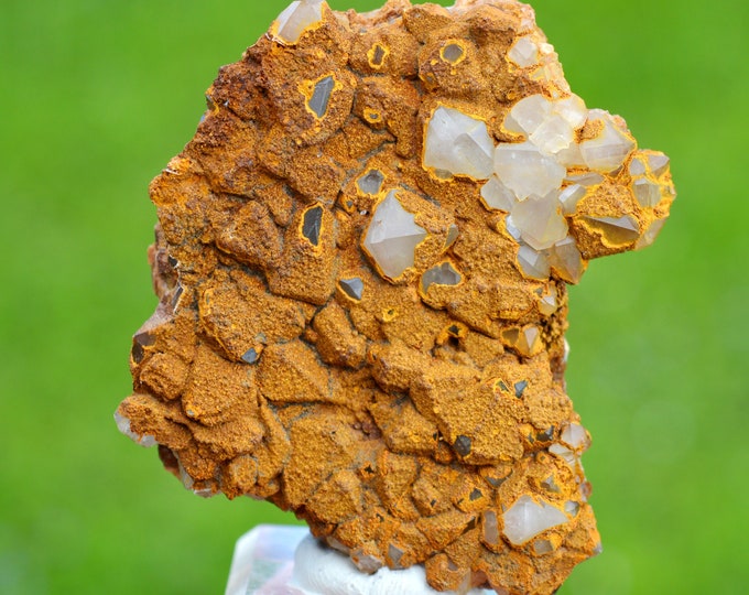 Siderite & Quartz Calcite 170 grams - Peyrebrune, Montredon-Labessonnié, Castres, Tarn, Occitanie, France
