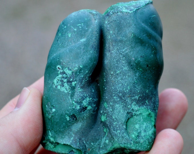 Malachite 364 grams - Mashamba West Mine, Kolwezi mining district, Lualaba, DR Congo