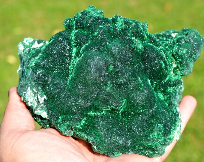 Malachite 2230 grams - L'Etoile du Congo Mine, Lubumbashi, Haut-Katanga, DR Congo