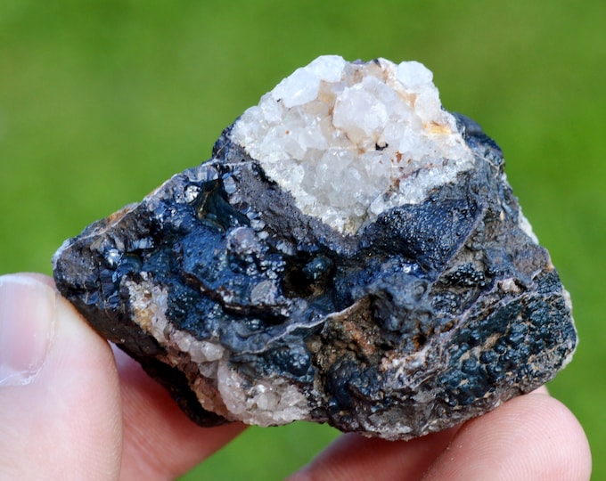 Goethite & Quartz 113 grams - Steingraben Mine, Urbès, Thann-Guebwiller, Haut-Rhin, Grand Est, France