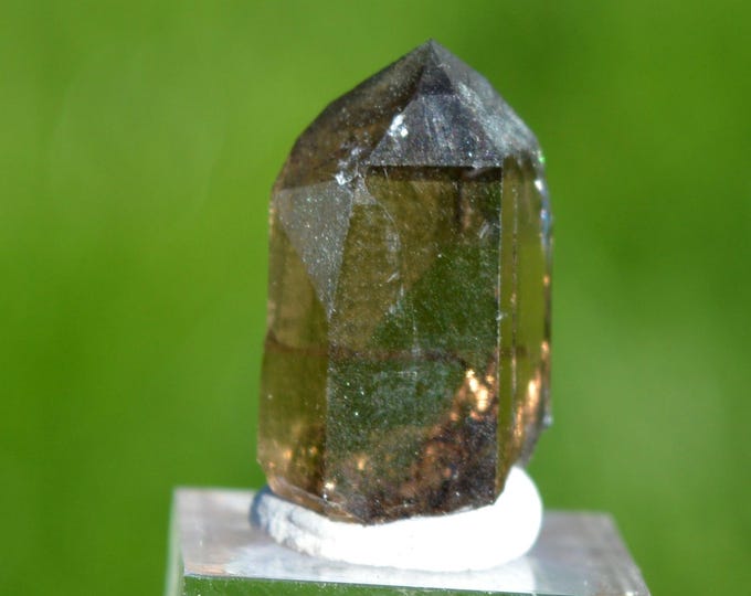 Smoky quartz 3.7 grams - Minstigertal (Münstigertal), Münster, Goms, Valais, Switzerland