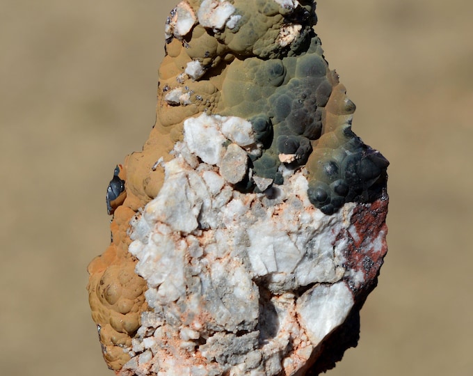 Goethite 115 grams - Mont-Roc Mine, Mont-Roc, Castres, Tarn, Occitanie, France