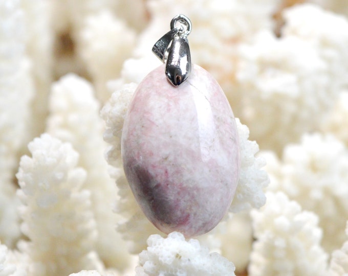 Clinozoisite 43 carats - natural stone cabochon pendant - Italy / FF81 - RARE