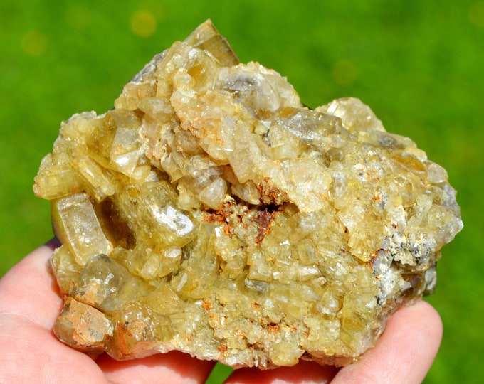 Barite 419 grams - Barite occurrences, Châtel-Guyon, Riom, Puy-de-Dôme, Auvergne-Rhône-Alpes, France