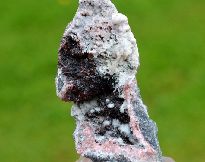 Cobalto-calcite & Cobalto-dolomite Malachite 98 grams - Musonoi Mine, Kolwezi, Mutshatsha, Lualaba, DR Congo