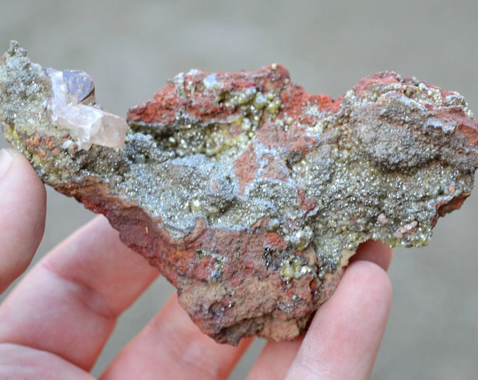 Adamite & Cerussite limonite 187 grams - Ojuela Mine, Mapimí, Mapimí Municipality, Durango, Mexico