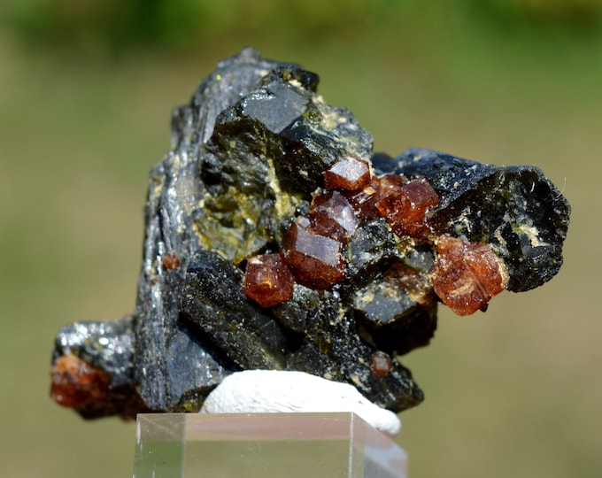 Andradite-Grossular Garnet & Epidote 32 grams - Trantimou, Diakon, Arrondissement of Diakon, Bafoulabé Cercle, Kayes Region, Mali