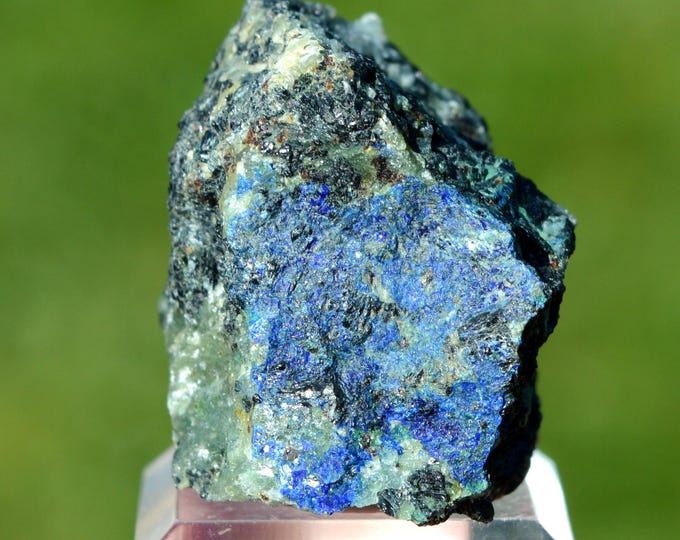 Metagabbro & Azurite 45 grams - Vohibory Cu Field, Atsimo-Andrefana, Madagascar