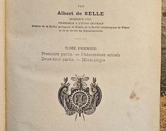 Course in mineralogy and geology - Albert de Selle - 1878 - Used