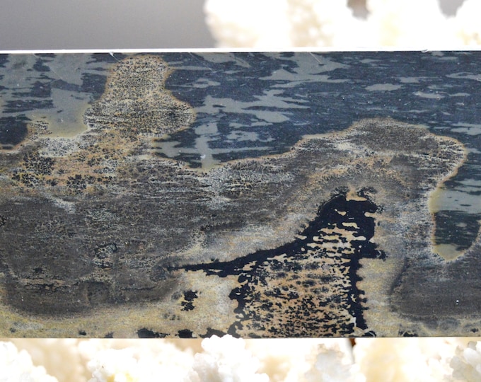 Polished Slice - Landscape Stone 128 mm - Guilin, Guangxi, China