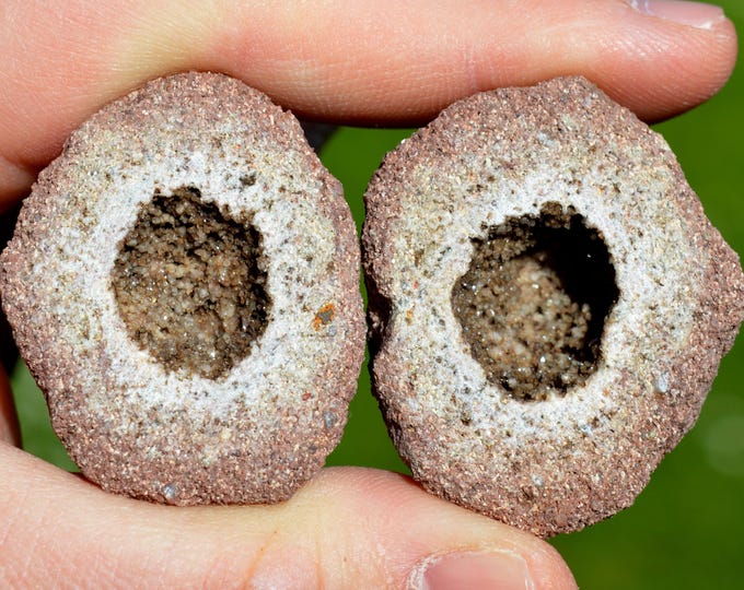 Sandstone & Quartz Geode 68 grams - Remiremont, Épinal, Vosges, Grand Est, France