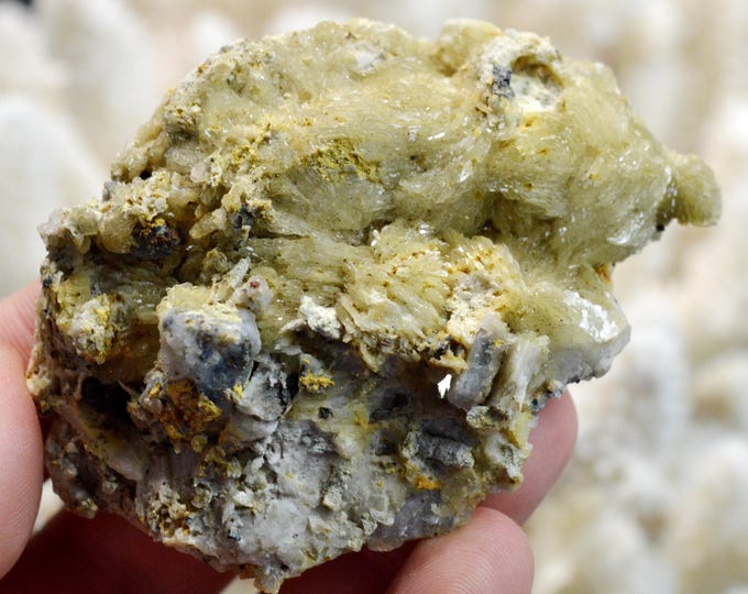 Baryte 159 grams - Le Buisson Mine, Montmirat, Saint-Étienne-du-Valdonnez, Mende, Lozère, Occitanie, France