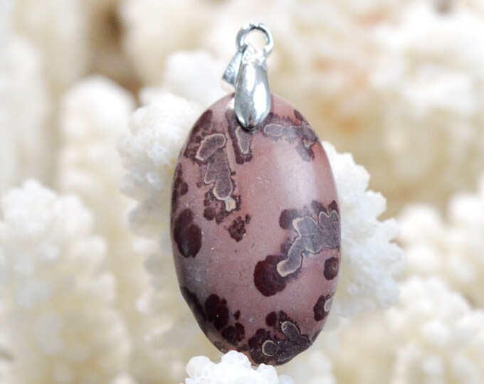 Mookaite 20 carats - natural stone cabochon pendant - Morocco // DQ7