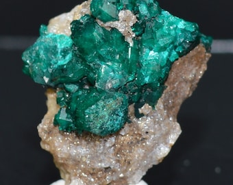 DIOPTASE 6,92 Gramm - DIOPTASE - SELTENE glänzende Kristallgruppe - Kasachstan