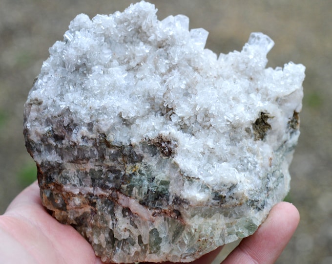 Calcite & Fluorite 887 grams - El Hammam Mine, Khémisset Province, Rabat-Salé-Kénitra Region, Morocco