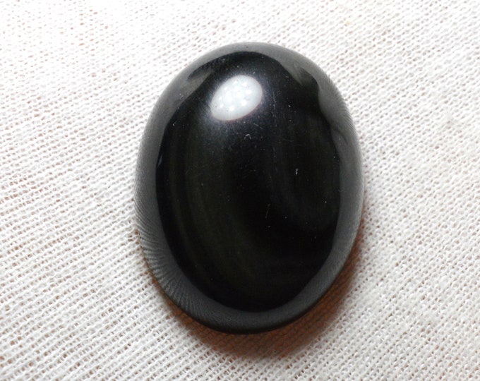 Obsidian 66 carats - natural stone cabochon - Mexico / FC25