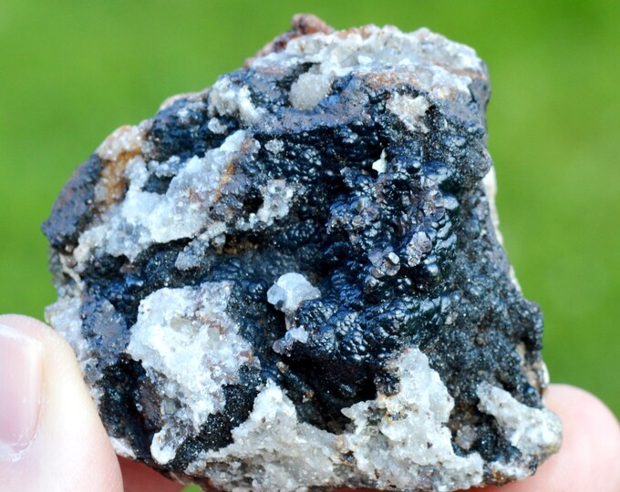 Goethite & Quartz 125 grams - Steingraben Mine, Urbès, Thann-Guebwiller, Haut-Rhin, Grand Est, France