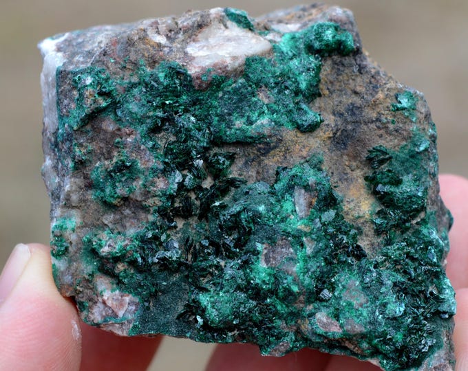 Malachite 199 grams - Mashamba West Mine, Sicomines copper-cobalt project, Mutshatsha, Lualaba, DR Congo