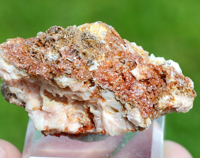 Vanadinite & Baryte 71 grams - Mibladen mining district, Midelt Province, Drâa-Tafilalet Region, Morocco