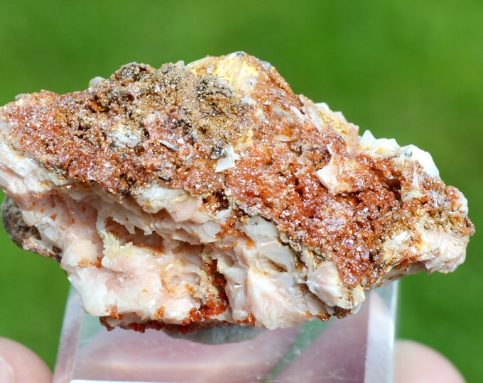 Vanadinite & Barite 71 grams -Mibladen mining district, Midelt Province, Drâa-Tafilalet Region, Morocco